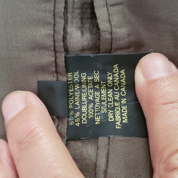 Vtg Blazer Sport Coat Men's 42S Wool Blend Houndstooth Three Button Jacket Tweed - Picture 6 of 6